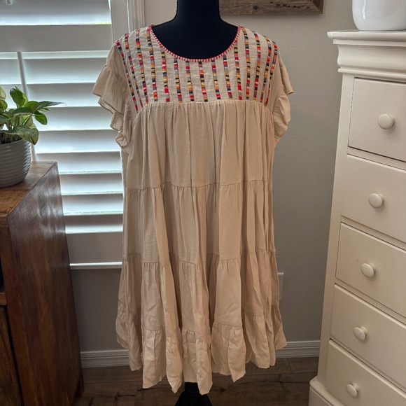 Chic Soul Dresses & Skirts - CHICSOUL Free To Wander Dress - Stone,  1X